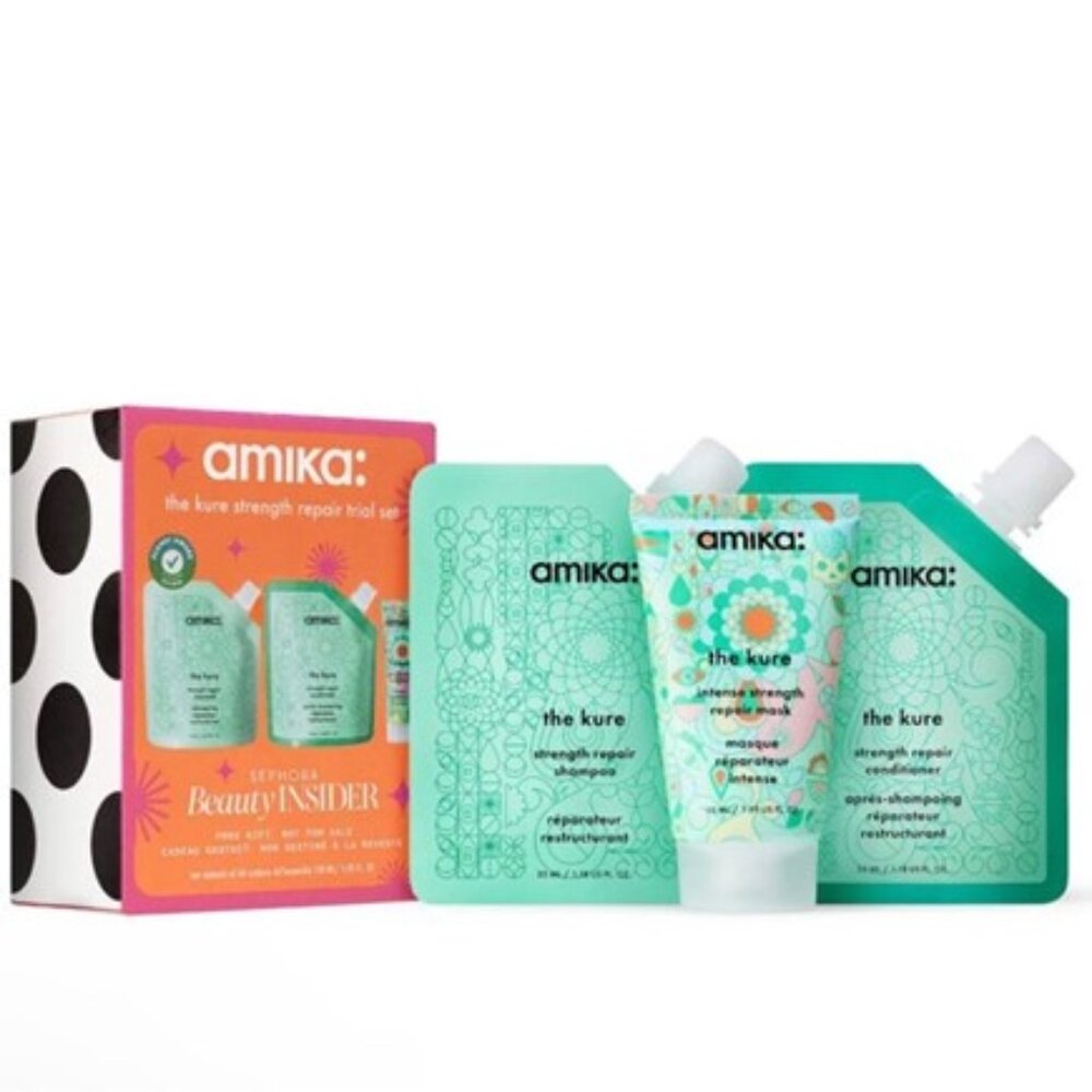Amika The Kure Strength Repair Trial Set NIB